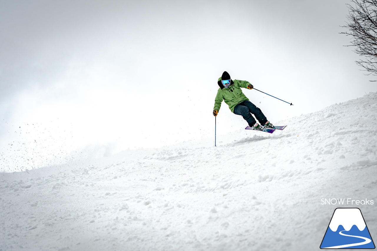 サッポロテイネ｜今シーズンは春セッション！プロスキーヤー・谷藤昌司さんと滑る１日。まさかのパウダー？！